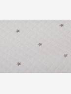 Lote de 2 capas de proteção universais para colchão de alcofa, da Vertbaudet Branco+Cinza/nuvens 