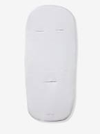 Lote de 2 capas de proteção universais para colchão de alcofa, da Vertbaudet Branco+Cinza/nuvens 