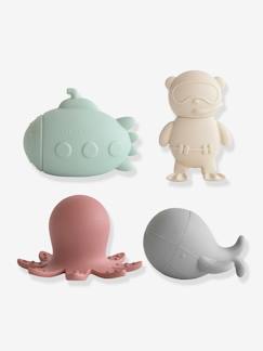 Brinquedos-Primeira idade-Conjunto de 4 brinquedos para o banho, Sealife - MUSHIE
