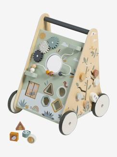 Brinquedos-Primeira idade- Baloiços, carrinhos de marcha, andarilhos e triciclos-Carrinho de marcha, com travões, em madeira FSC®