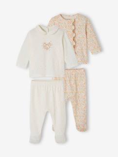 Bebé 0-36 meses-Pijamas, babygrows-Lote de 2 pijamas de 2 peças, em jersey, para bebé