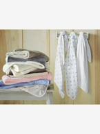 Cobertor em microfibra com forro imitação carneira revirada Cinzento+Rosa claro liso 