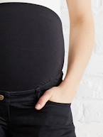 Jeans slim, entrepernas 85 cm, para grávida Ganga black+Ganga brut+Ganga cinza 