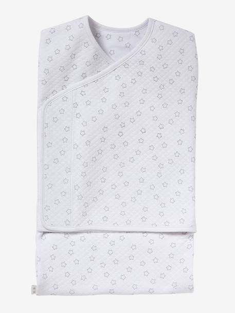 Swaddle VERTBAUDET Branco estampado estrelas 