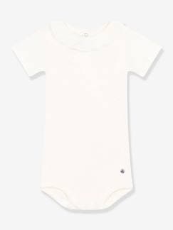 Bebé 0-36 meses-Bodies-Body de mangas curtas com gola, da PETIT BATEAU