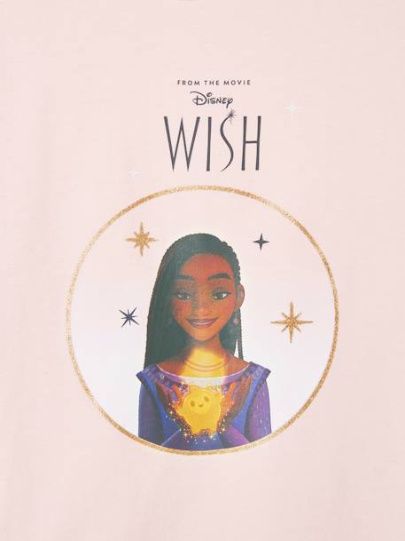 T-shirt Disney® Wish, para criança rosa 