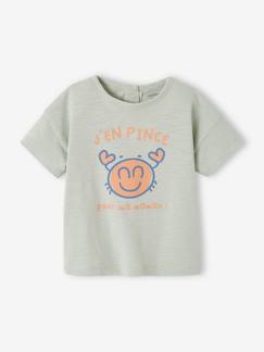 T-shirts-Bebé 0-36 meses-T-shirt  "animais marinhos", de mangas curtas, para bebé