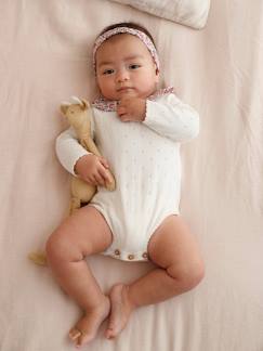 Bebé 0-36 meses-Conjuntos-Macacão e fita de cabelo, para recém-nascido