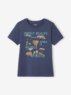 Menino 2-14 anos-T-shirts, polos-T-shirts-T-shirt com animais, para menino