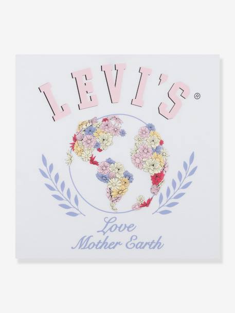 T-shirt com mensagem, para criança, da Levi's® bege 