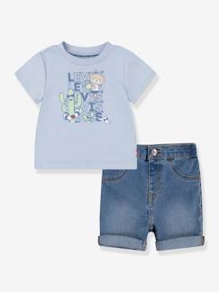 Bebé 0-36 meses-Calções-Conjunto calções + t-shirt da Levi's®, para criança