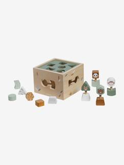 Brinquedos-Primeira idade-Caixa com formas para encaixar, em madeira FSC® - Tanzânia