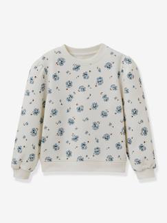 Menina 2-14 anos-Camisolas, casacos de malha, sweats-Sweatshirts -Sweat Pablo Piatti da CYRILLUS, em algodão bio, para menina
