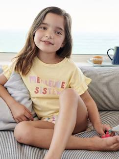 Menina 2-14 anos-Pijamas-Pijama "Meilleure Sister", para menina