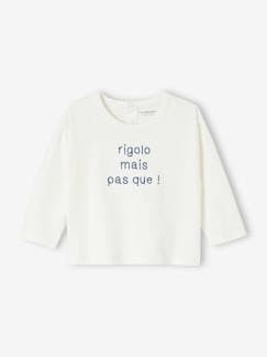 T-shirts-Bebé 0-36 meses-Camisola personalizável, em algodão biológico, para bebé