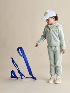 Menina 2-14 anos-Roupa de desporto-Calças de desporto, em moletão, cós paperbag, para menina
