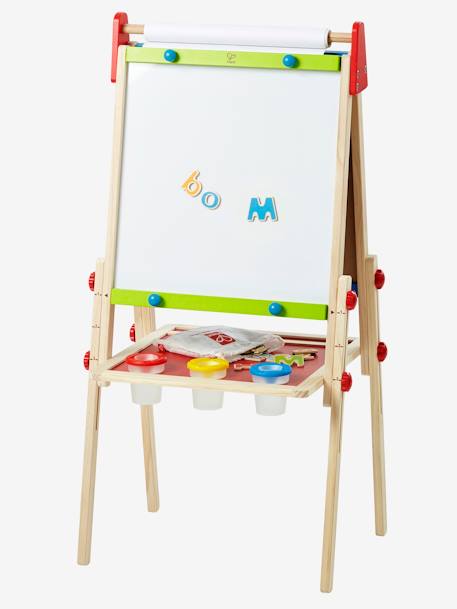 Quadro com cavalete 3 em 1, Hape Cinza-claro liso com decoração 