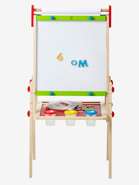 Quadro com cavalete 3 em 1, Hape Cinza-claro liso com decoração 