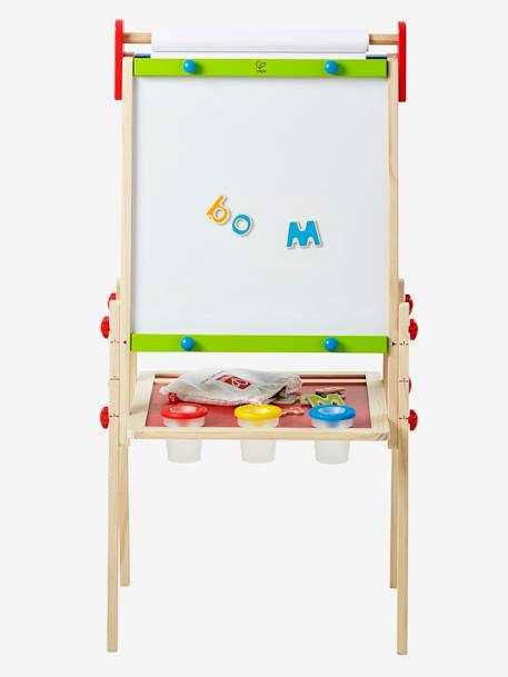 Quadro com cavalete 3 em 1, Hape Cinza-claro liso com decoração 