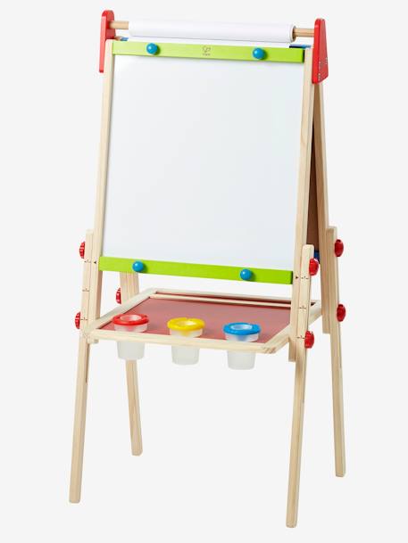 Quadro com cavalete 3 em 1, Hape Cinza-claro liso com decoração 