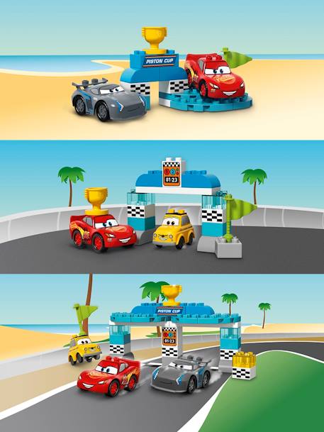 10857 Corrida da Taça Pistão do Cars 3, Lego Duplo Vermelho medio bicolor/multico 