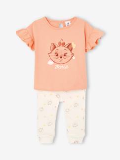 Bebé 0-36 meses-Conjunto de bebé t-shirt + leggings, Marie dos Aristogatos da Disney®