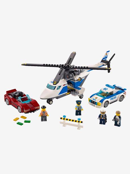 60138 A Perseguição em Helicóptero, Lego City Cinzento medio bicolot/multico 