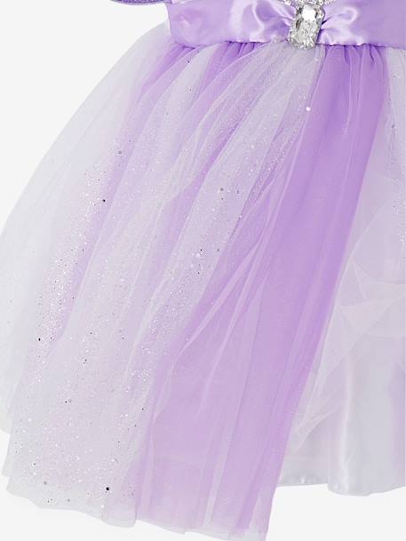 Disfarce de fada para menina Violeta medio liso com motivo 