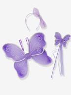 Disfarce de fada para menina Violeta medio liso com motivo 