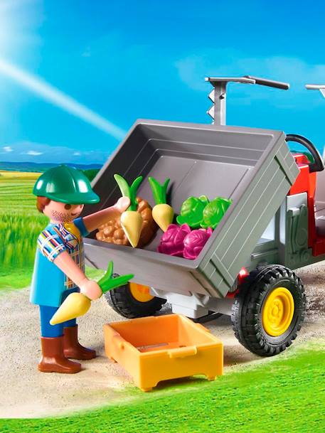 6131 Trator de Ceifar e Transportar, Playmobil Country Cinzento medio bicolot/multico 
