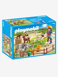 Brinquedos-Figuras e mundos imaginários-6133 Fazendeiro com animais, Playmobil Country