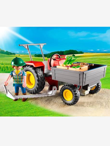 6131 Trator de Ceifar e Transportar, Playmobil Country Cinzento medio bicolot/multico 