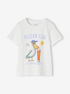 Menino 2-14 anos-T-shirts, polos-T-shirts-T-shirt com animal engraçado, para menino