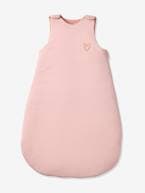 Saco de bebé sem mangas essentiels, Annecy azul-cambraia+cinza mesclado+rosa 