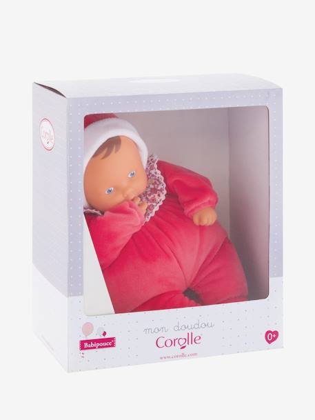 Boneca Babipouce 1001 Flores, Corolle Rosa medio liso com motivo 