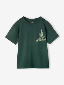 Menino 2-14 anos-T-shirts, polos-T-shirts-T-shirt com catos, para menino