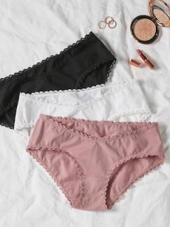 Roupa grávida-Lingerie-Lote de 3 shorties em algodão bio, da ENVIE DE FRAISE