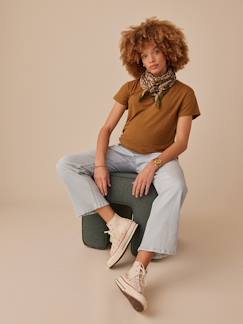 Roupa grávida-Jeans-Jeans direitos com faixa, para grávida, Seamless da ENVIE DE FRAISE