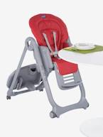 Cadeira alta evolutiva Polly Magic Relax, da CHICCO Bege medio liso+Cinzento medio liso+Vermelho medio liso 