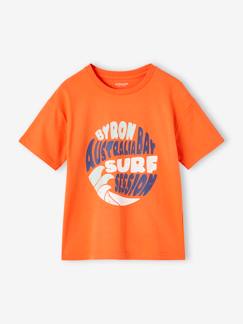 Menino 2-14 anos-T-shirts, polos-T-shirt com motivo alusivo às férias, para menino