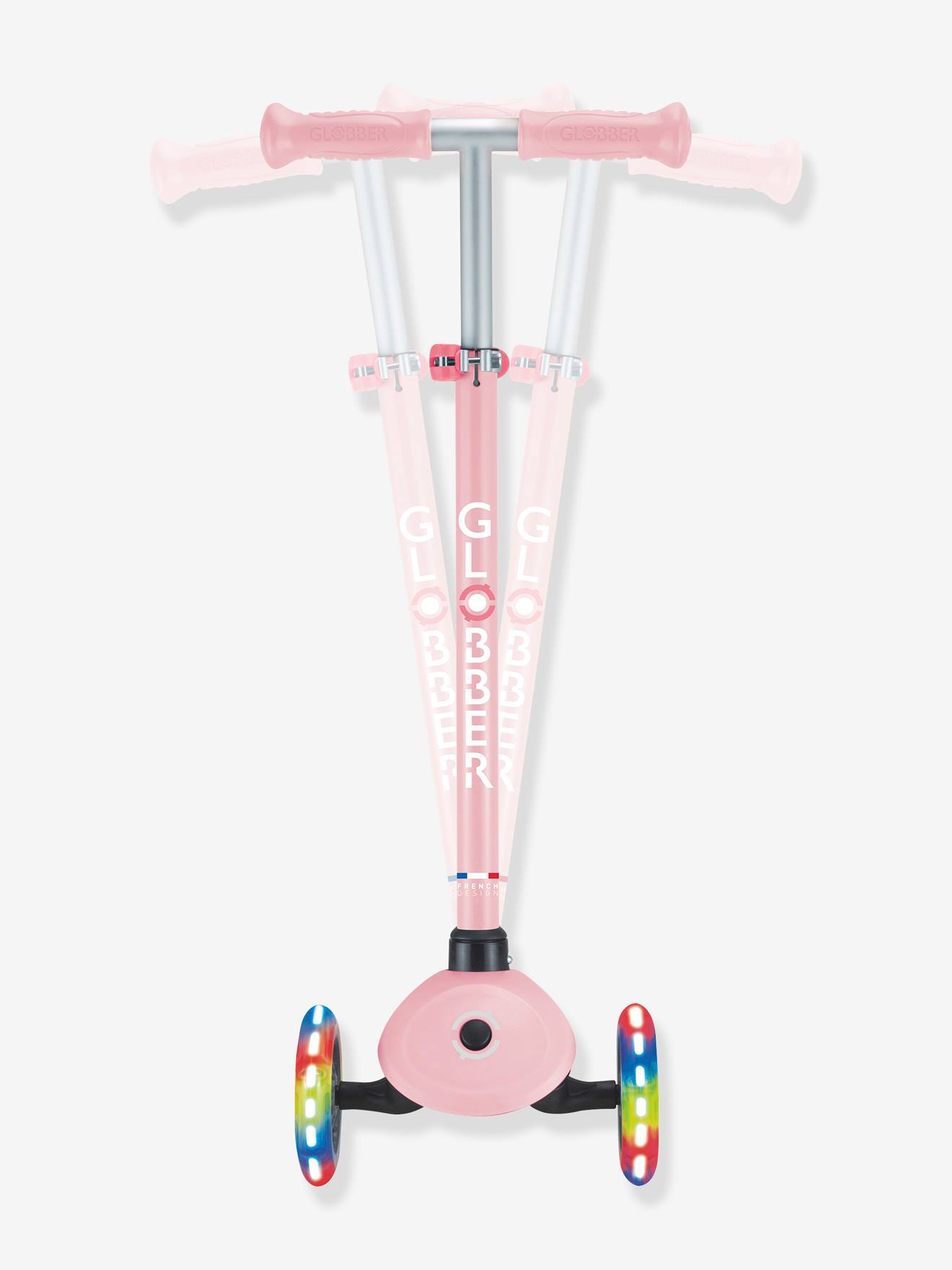 Trotinete com 3 rodas, Primo Light - GLOBBER rosa
