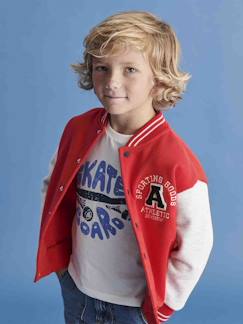 Menino 2-14 anos-Camisolas, casacos de malha, sweats-Sweat de desporto estilo teddy, para menino