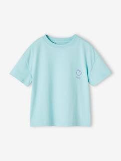 Menina 2-14 anos-T-shirts-T-shirt lisa Basics, mangas curtas, para menina