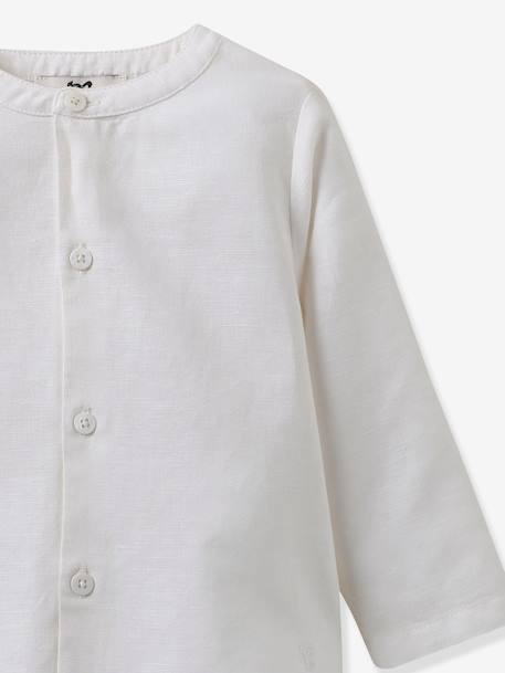 Camisa da CYRILLUS, coleção festas e casamentos, para menino branco 