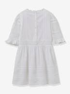 Vestido Lisy da CYRILLUS, coleção festas e casamentos, para menina branco 