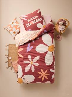 Têxtil-lar e Decoração-Roupa de cama criança-Conjunto capa de edredon + fronha de almofada para criança, com algodão reciclado, Ibiza