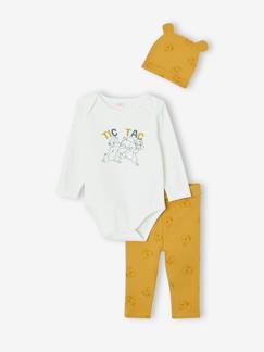 Bebé 0-36 meses-Conjuntos-Conjunto body + calças + gorro Disney® Tico e Teco, para bebé