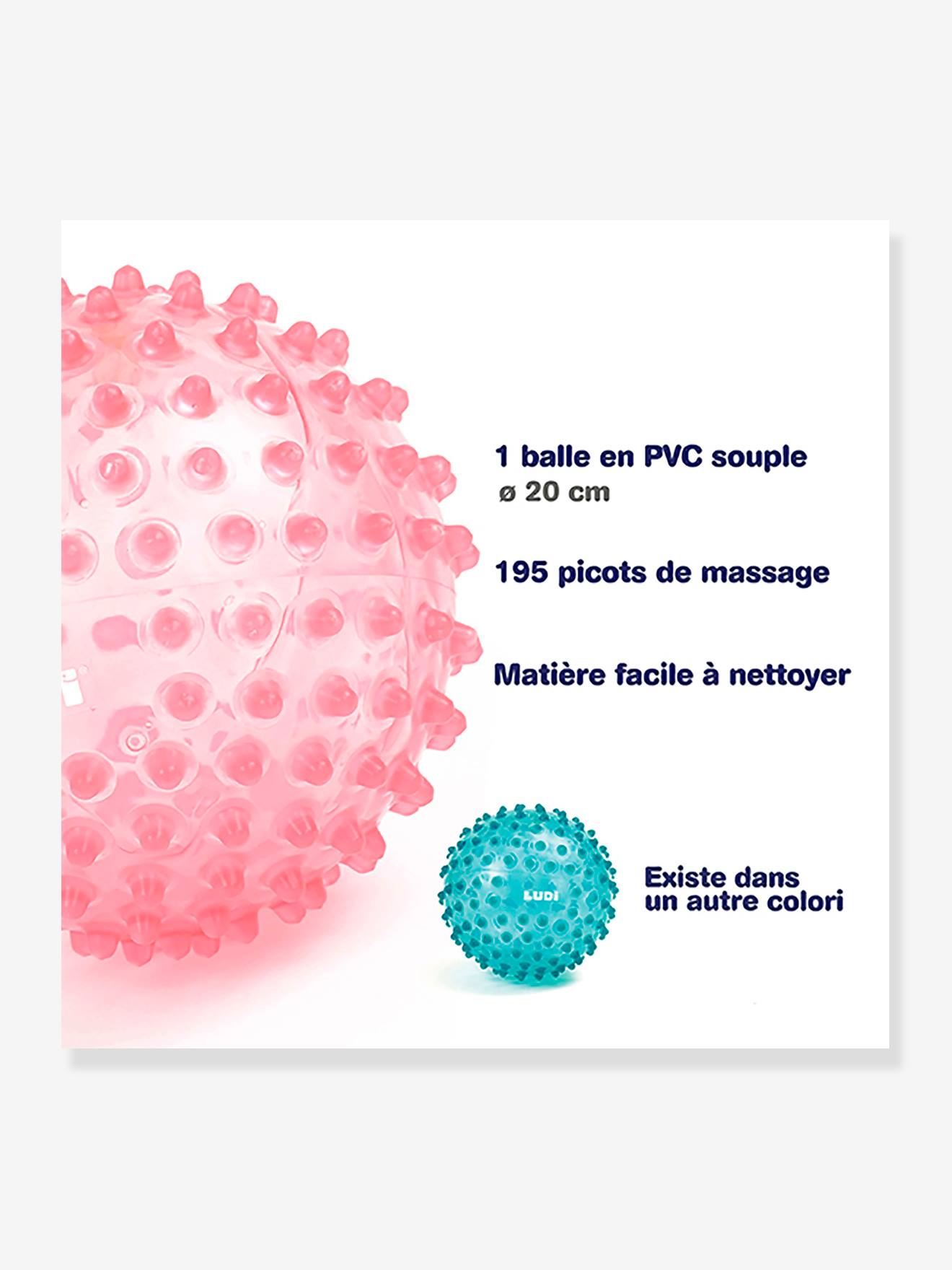 Bola sensorial - LUDI rosa