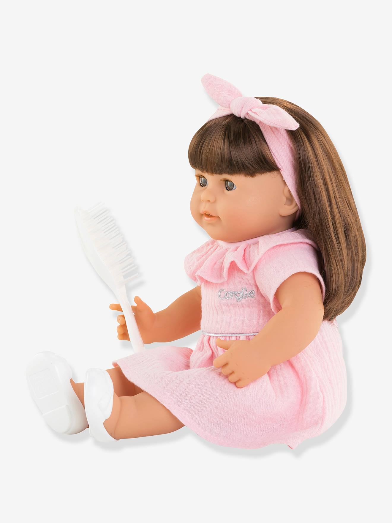 Boneca grande Julie - COROLLE rosa