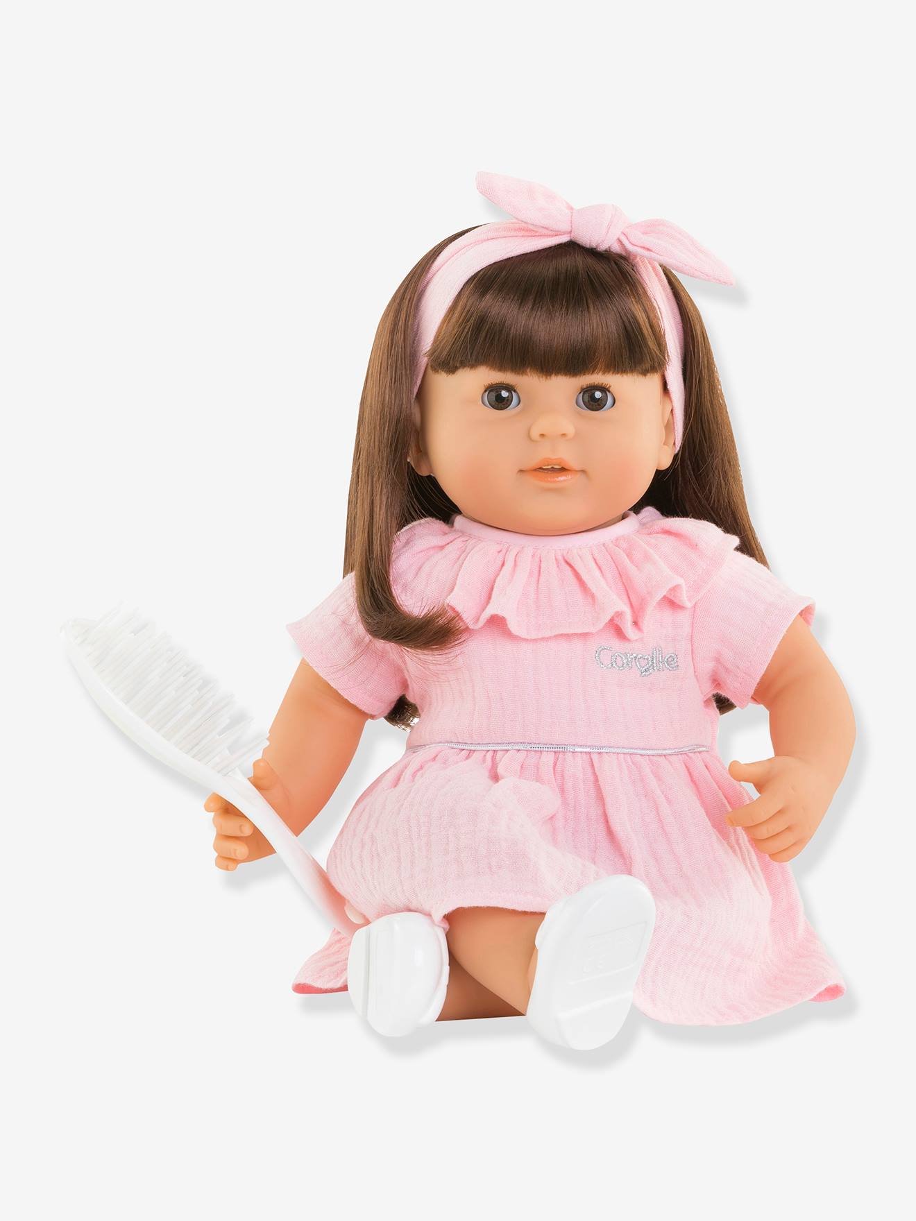 Boneca grande Julie - COROLLE rosa